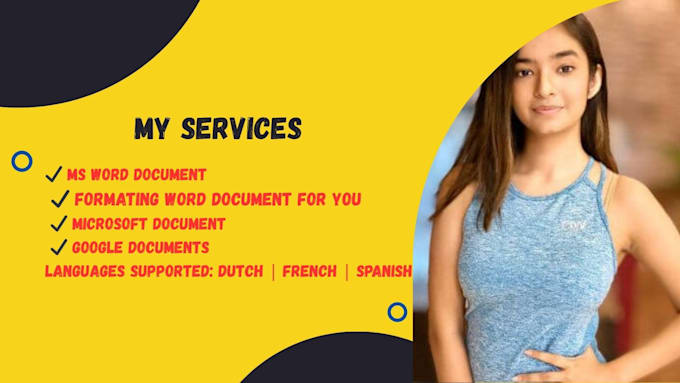 professionally create, edit, format, and design ms word document for you