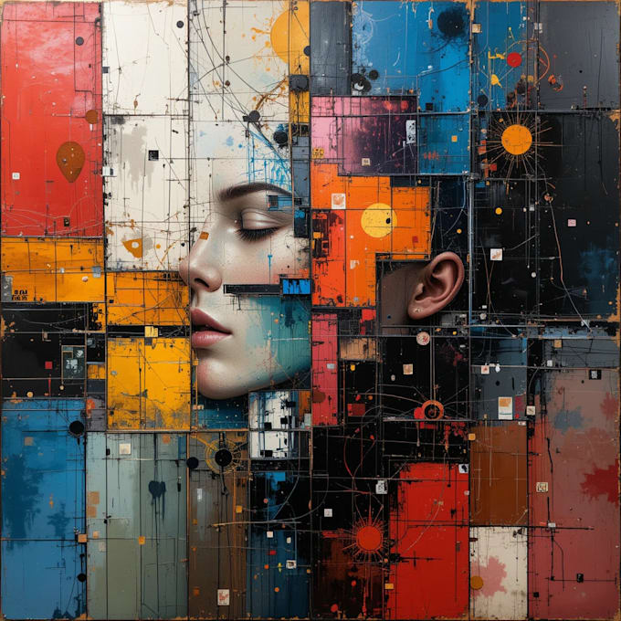 design and animate abstract album cover art