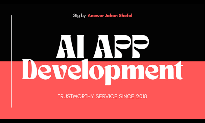 develop ai powered ios and android mobile app