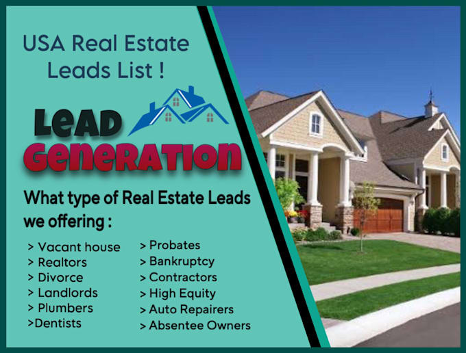 provide active hot real estate leads all over USA