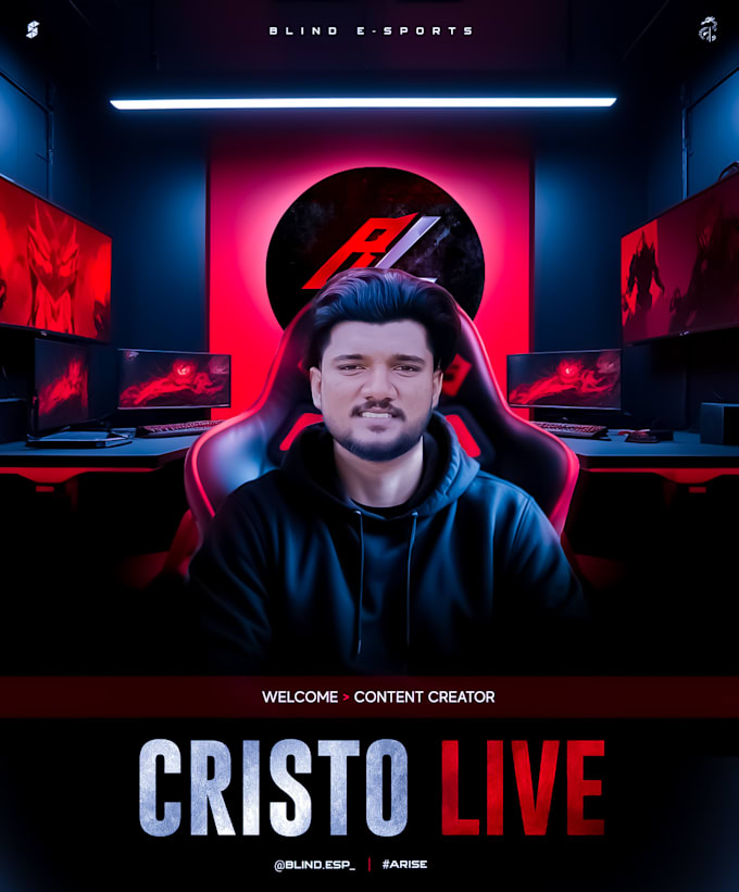 design eye catching gaming posters and welcome posters