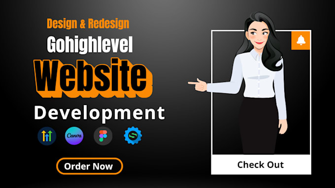 create responsive gohighlevel website blog or web development
