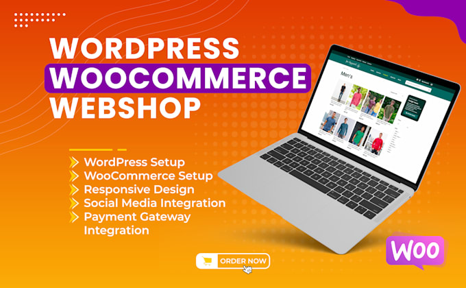 make a professional woocommerce webshop for your business