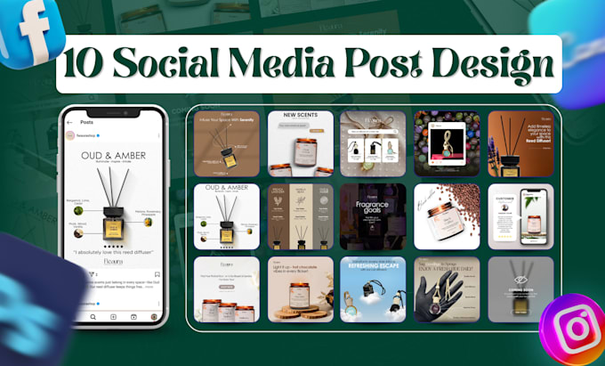 design high quality social media posts, meta ads, carousel designs