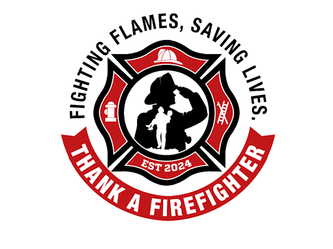 design a firefighter logo with free original file