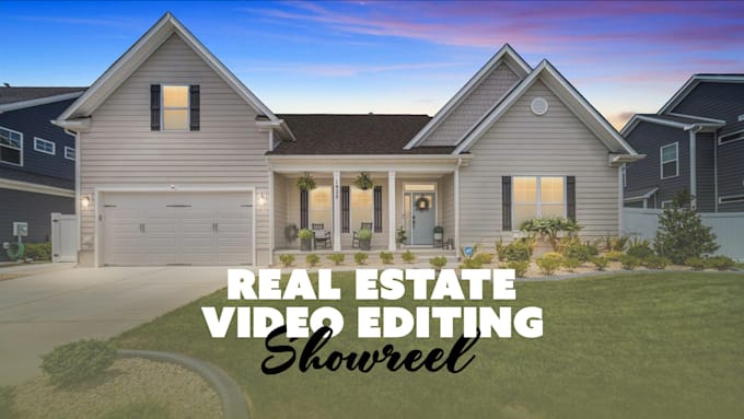 edit a professional real estate video