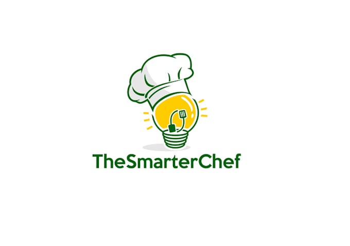 design healthy delicious foods logo