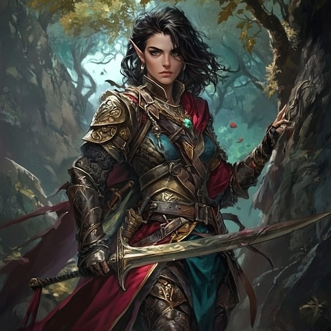 Design character drawings for fantasy concept art and dnd fanart by ...