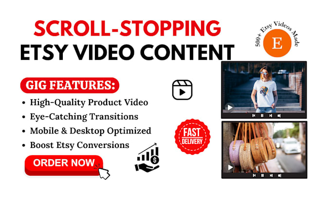 create an engaging product video for your etsy listing to boost sales