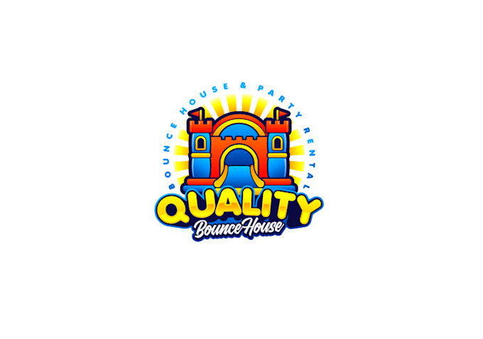 design bounce house rental logo