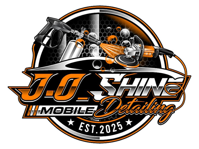 design a creative mobile detailing logo