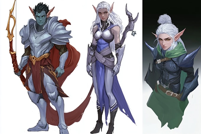 Make a character sheet for your custom character by Rosalirown | Fiverr