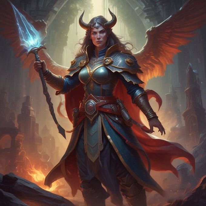 draw character design, concept art, illustration, dnd