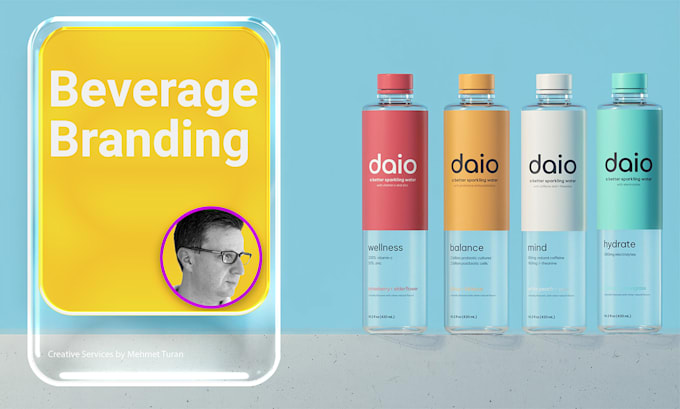create brand identity packs for drink brands