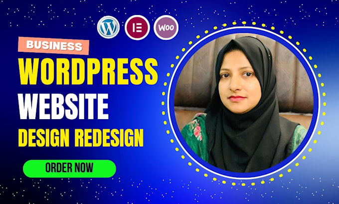 design, redesign wordpress business website with elementor