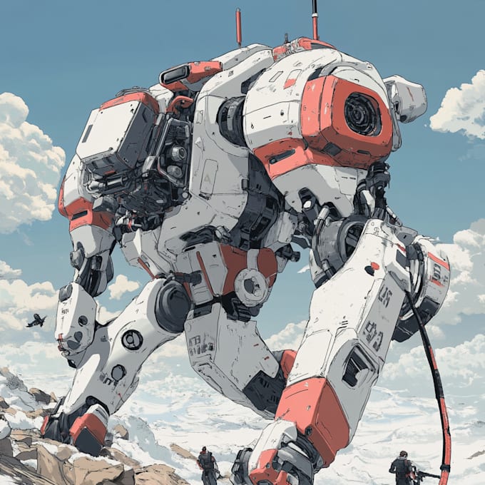 draw gundam, transformer, robot, armor, mecha