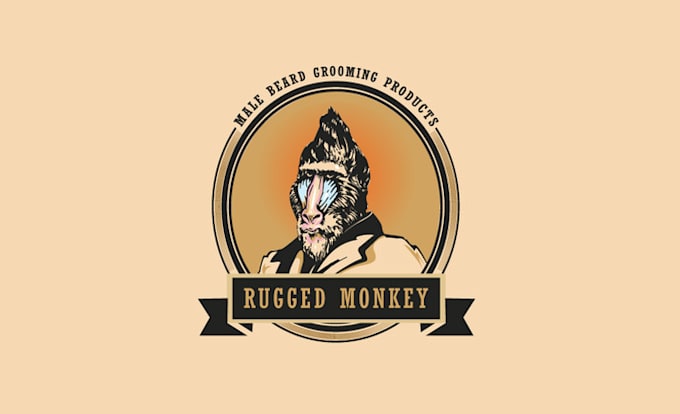 design traditional monkey beard company logo