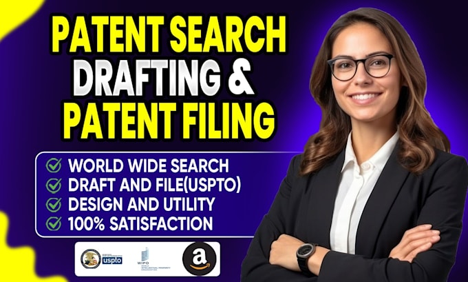 do patent search, patent drafting and patent filing