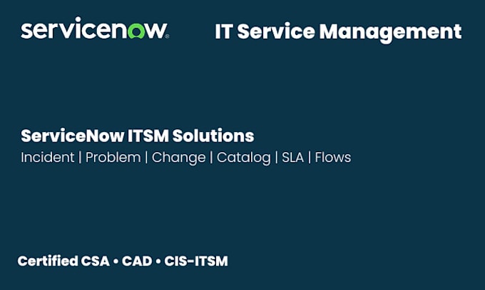 implement and customize servicenow itsm