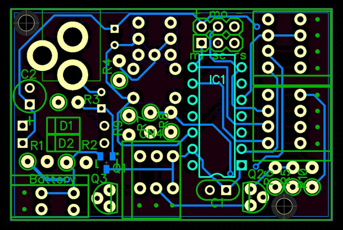 Design pcb circuits and shematics with kicad or easyeda by Grelouni ...