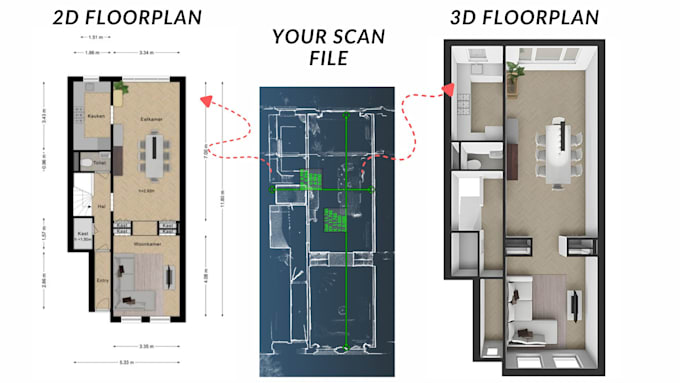 create professional 2d and 3d floor plans and renderings using floorplanner