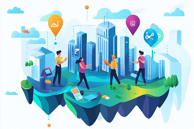 design flat vector illustrations
