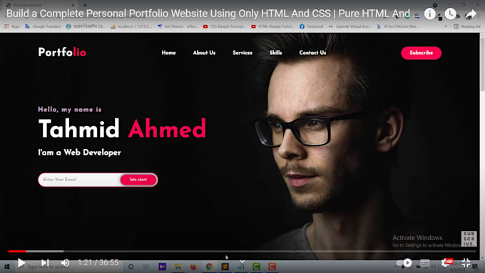 create a responsive react website