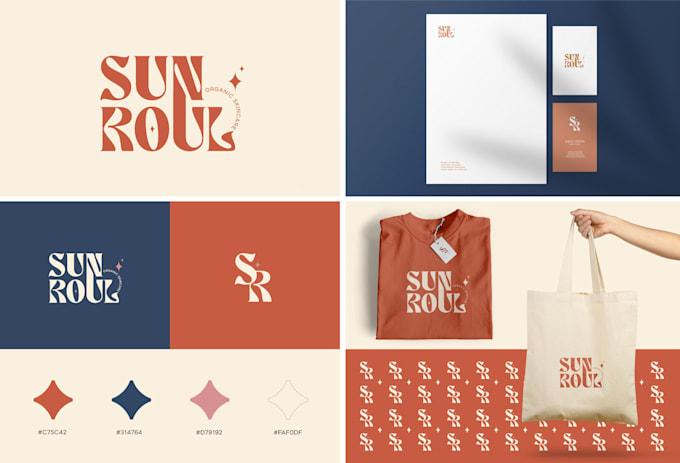 create a modern logo brand identity