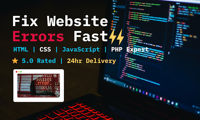 fix wordpress website bugs, errors, and broken pages fast