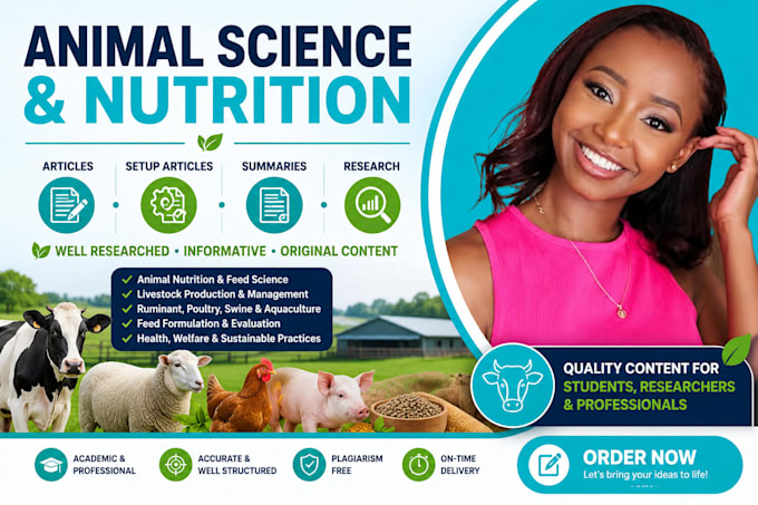 create animal nutrition plans, livestock feeding and diet formulation