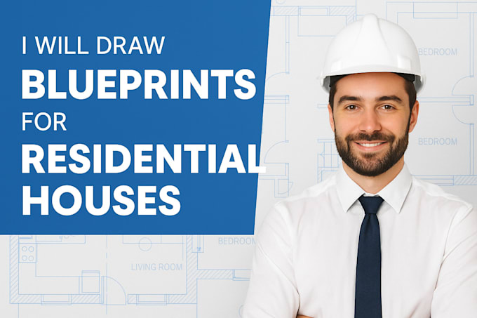 Draw architectural and structural blueprints with construction ...