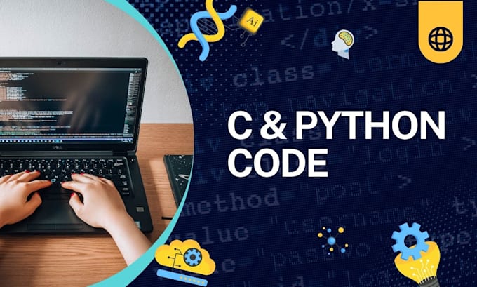Write the c and python code by Faraz0981 | Fiverr