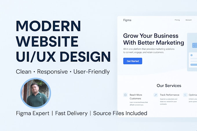 Design modern ui ux for mobile app or website in figma by Spandanm0231 ...