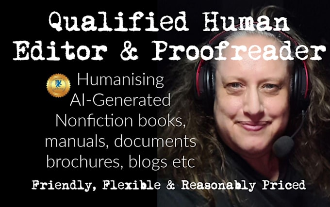 expertly edit, proofread and humanise your ai generated content