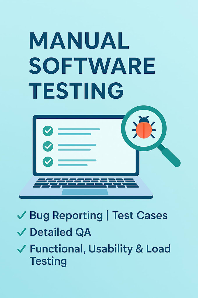 do manual testing for your web application