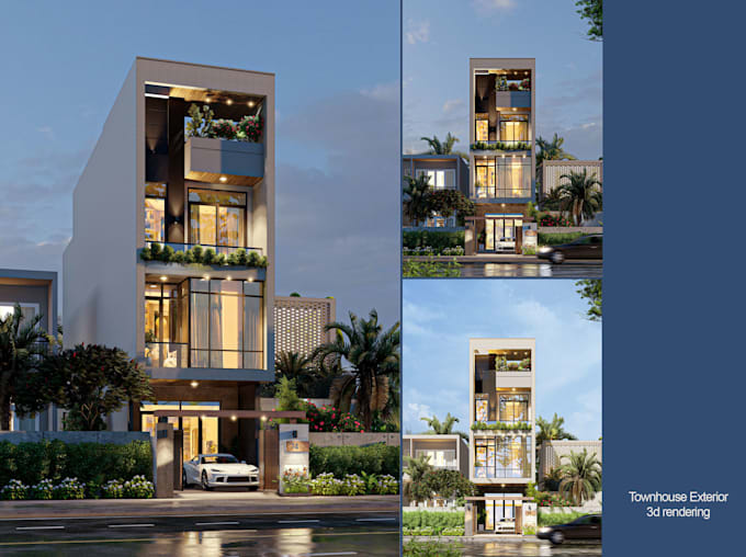 design architectural elevations and renders