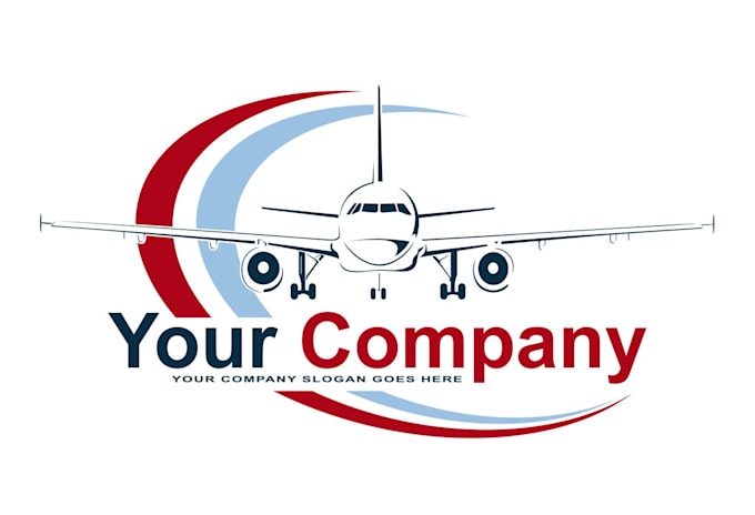 design luxury airplane logo