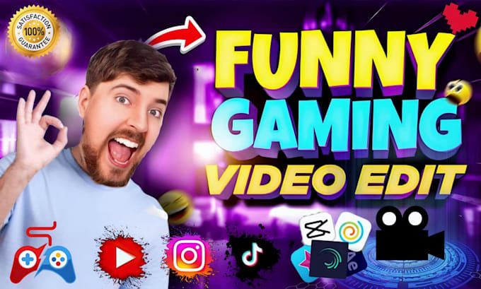 do gaming video editing for youtube and twitch stream
