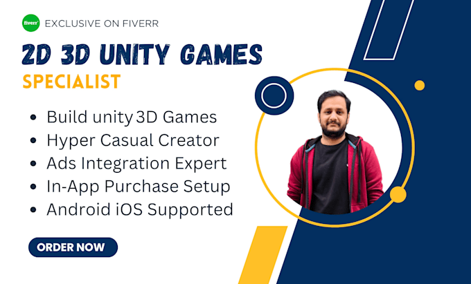 develop 2d 3d casual and shooting games for android, ios and desktop devices