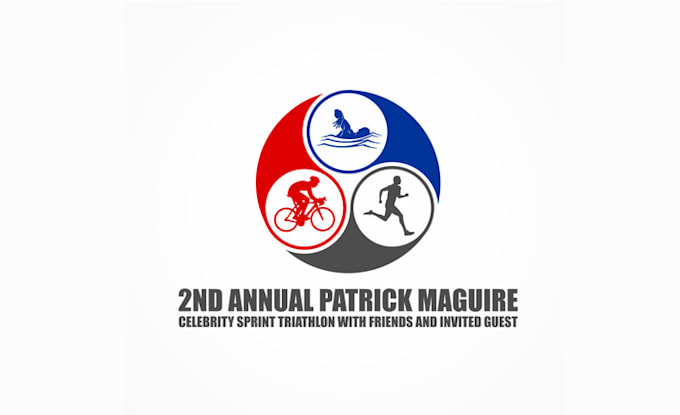 design super celebrity sprint triathlon logo