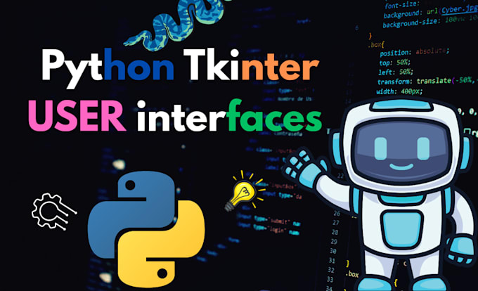 Create a custom python ui application using tkinter or pyqt by ...