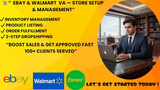 be your ebay 2 step dropshipping VA for product sourcing, listings, and store