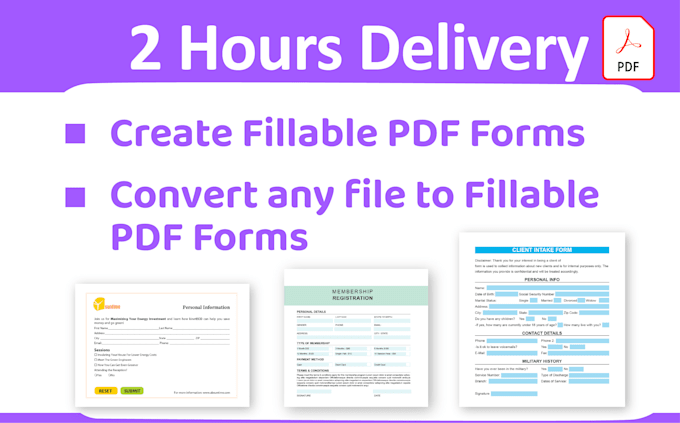 do fillable, interactive PDF forms