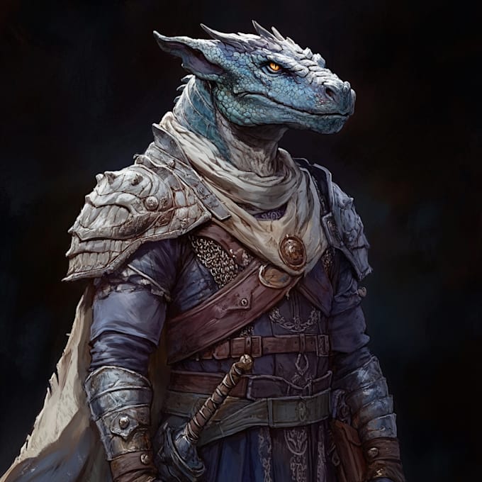 create dnd character design and illustration