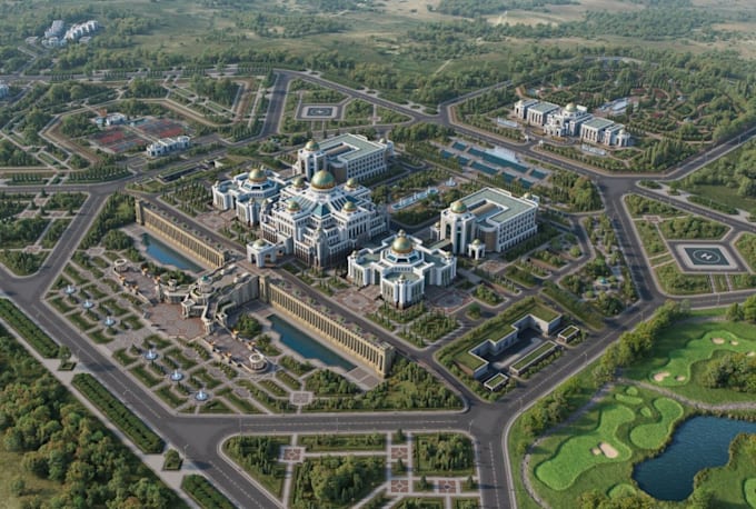 Remodel 3d hotel complex,commercial building,3d walkthrough,cgi render ...