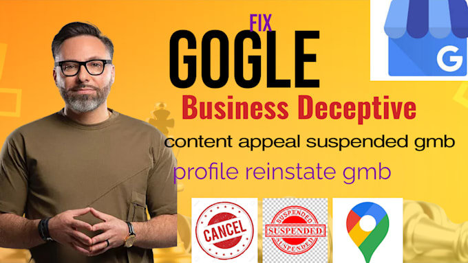 fix google business deceptive content appeal suspended gmb profile reinstate gmb