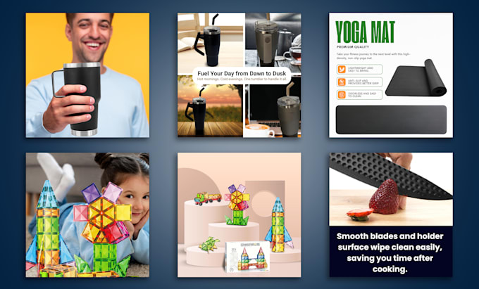 design amazon product infography, a plus content, and lifestyle images