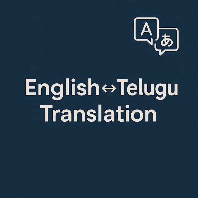 translate english to telugu manually