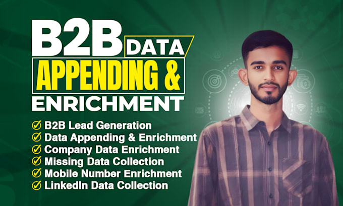 b2b lead generation data enrichment and missing data collect
