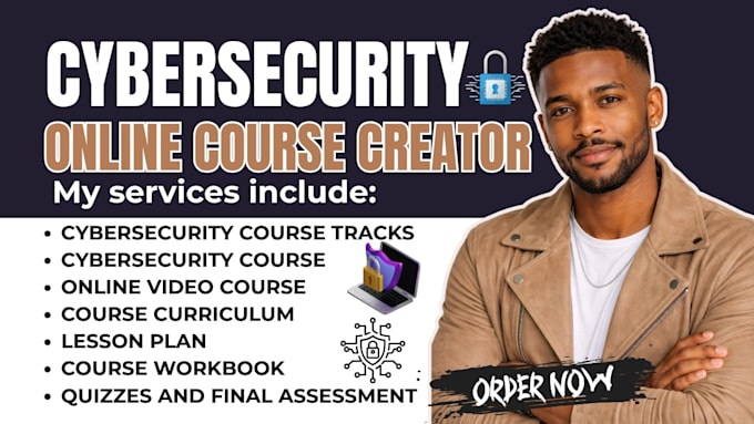 be your online course creator cybersecurity course course curriculum elearning